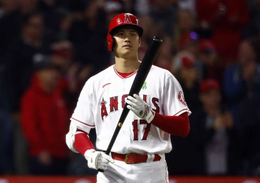 天使終止大谷登板以外的 15 連敗。法新社