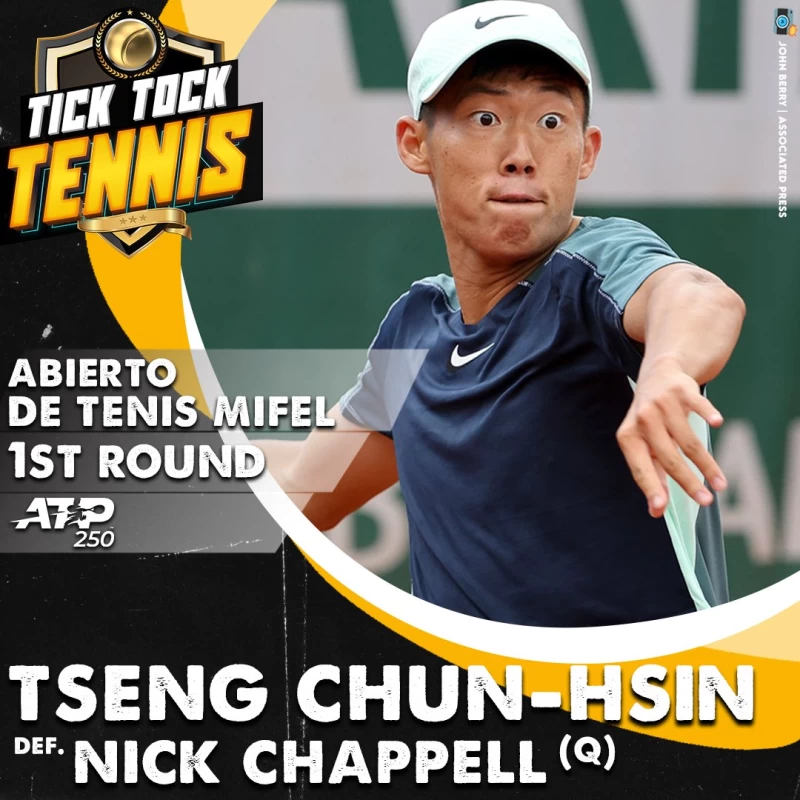 曾俊欣在墨西哥拿下ATP首勝。摘自官方推特