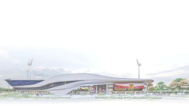 全台首座足球運動休閒園區工程招標。台中市運動局提供