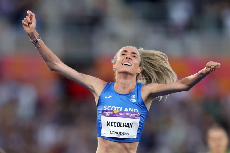蘇格蘭31歲長跑女將麥科爾根(Eilish McColgan)破大會記錄摘金。摘自官方推特
