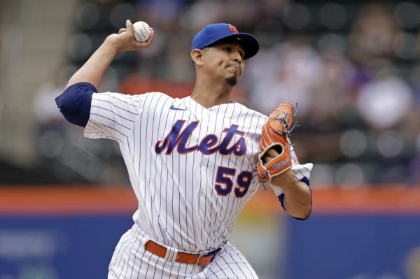 大都會先發投手派出卡拉斯科(Carlos Carrasco),防禦率3.82,近期的表現非常出色。法新社