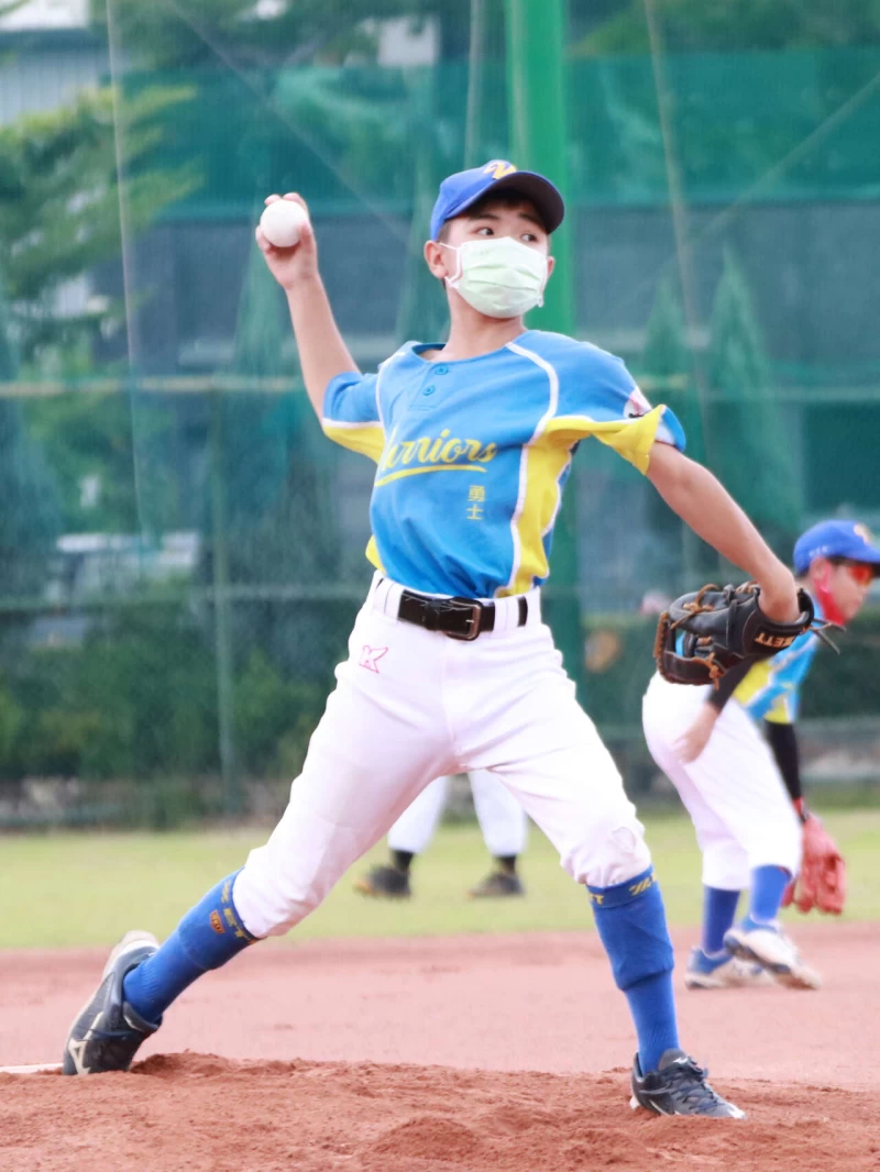 親子勇士張宸維連2場擔任先發投手。大會提供