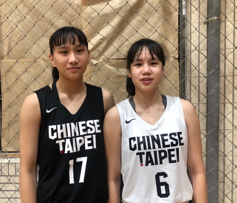 考進南湖的培訓國手大倫徐郁婷(左)、漢口徐子芮。大會提供