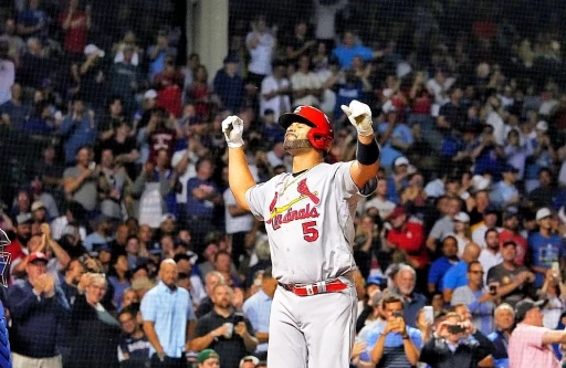 「生化人」普荷斯(Albert Pujols)生涯第693轟。摘自紅雀推特