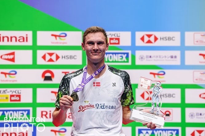 現任球王丹麥球星安賽龍(Viktor Axelsen)宣布退賽。摘自安賽龍推特