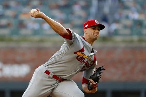 紅雀前王牌弗萊赫提(Jack Flaherty)，六月短暫出賽，控球品質偏差。法新社