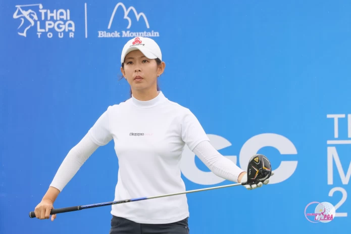 邱齡緹兩回合總桿低於標準桿2桿的142桿,參賽的台灣選手中成績次佳暫並列第30。TLPGA提供/葉勇宏攝