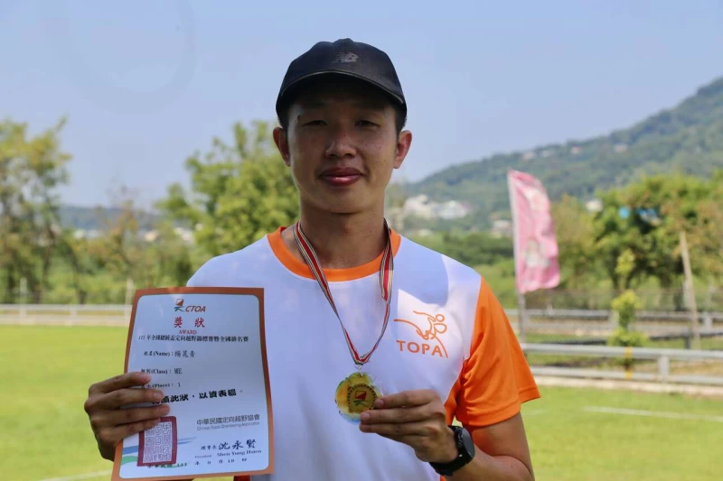 菁英男子組冠軍楊晁青。大會提供