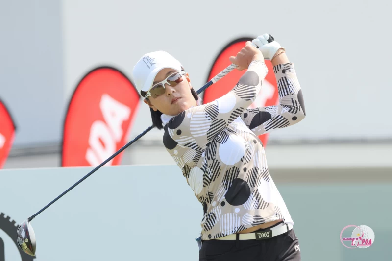 林善葳第一回合69桿 3暫並列第一。TLPGA提供/葉勇宏攝