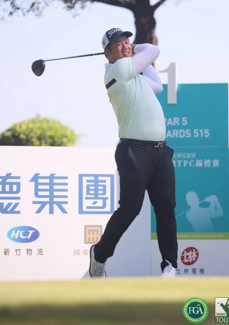 第一回合林耕緯67桿 5暫並列第四。鍾豐榮攝影