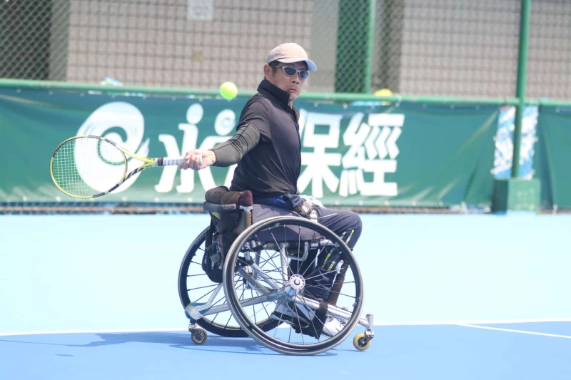 台灣選手陳駿杰晉男單4強。大會提供