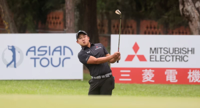 第三回合李玠柏 12暫並列第二。鍾豐榮攝影