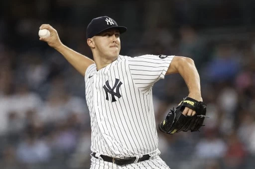 洋基先發投手Jameson Taillon，近7場收下3勝1敗，ERA是3.26、WHIP是1.06的好成績。法新社