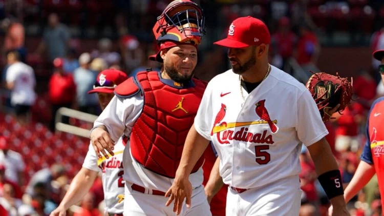 紅雀兩老普荷斯(Albert Pujols)、莫里納(Yadi Molina)都確定會退休。摘自紅雀推特