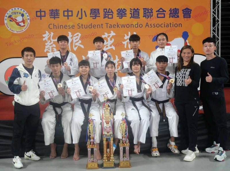 繼今年花蓮全中運後平鎮高中再度於全中錦摘下7金奪男女雙料團體冠軍。大會提供