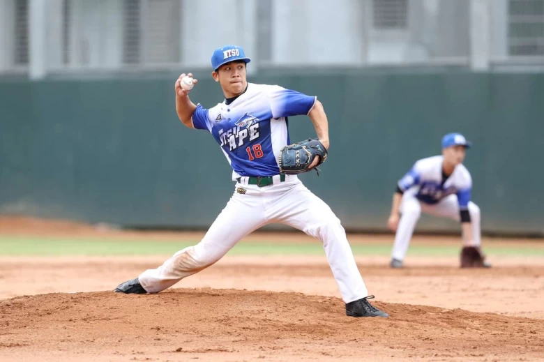 體大適體王賢強連三天登板拿下投手獎。官方提供