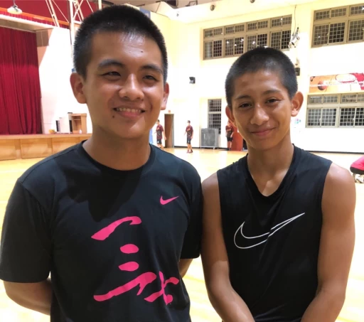 七賢兄弟檔林勝得左林勝尉個性開朗。大會提供