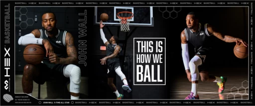 John Wall成為McDavid HEX®蜂巢式防撞系列全球品牌代言人。官方提供