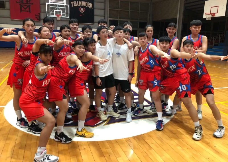 普門高中女籃本季目標保八晉四。官方提供