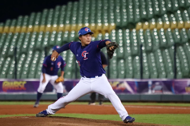 游騰堯先發3局失1分。WBSC提供