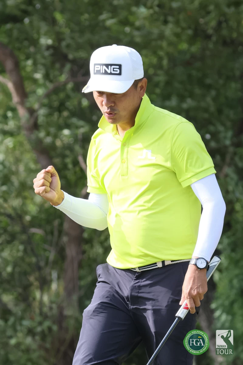 林文堂以兩回合總桿137桿 7暫居第三。TPGA提供/葉勇宏攝