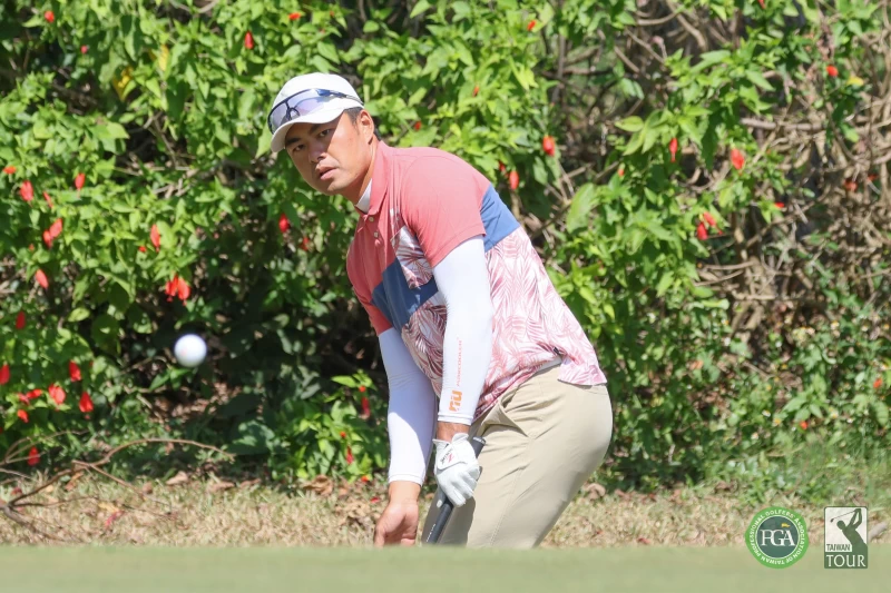 許立朋以兩回合總桿138桿 6暫排第四。TPGA提供/葉勇宏攝