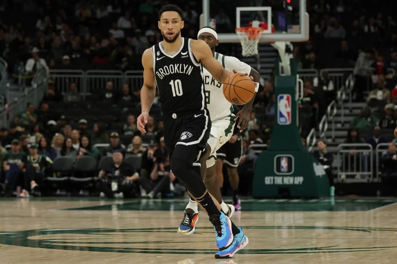 籃網三巨頭都能上陣的情況下,西門(Ben Simmons)打到4.5號位的效果並不會太差。法新社