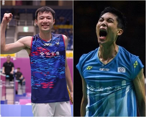 周天成(右)、王子維都順利晉級男單16強。合成照片
