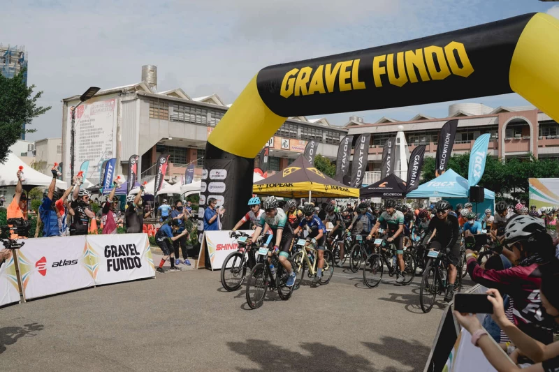 Gravel Fundo 第四站由台中市日南國中出發。官方提供