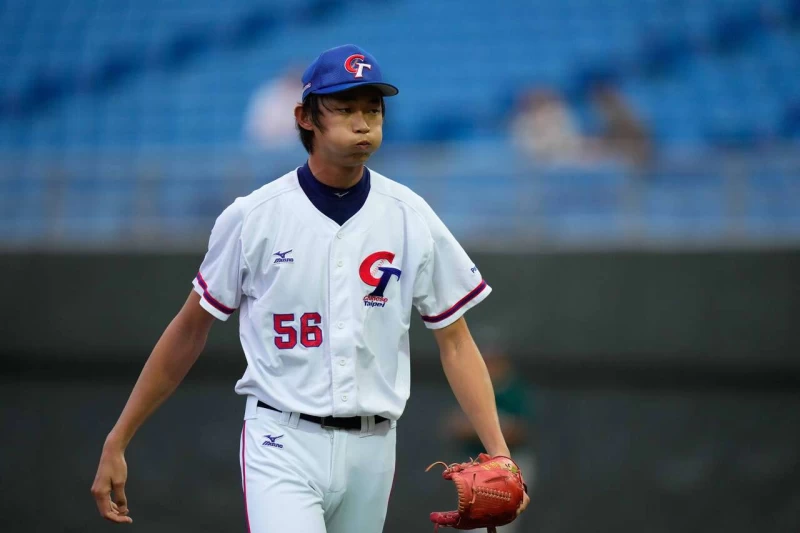 林振瑋先發投不完一局退場。WBSC提供
