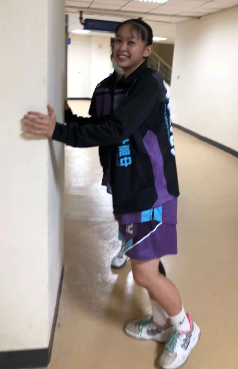 永平黃睿昱左腿傷肌力測試。大會提供