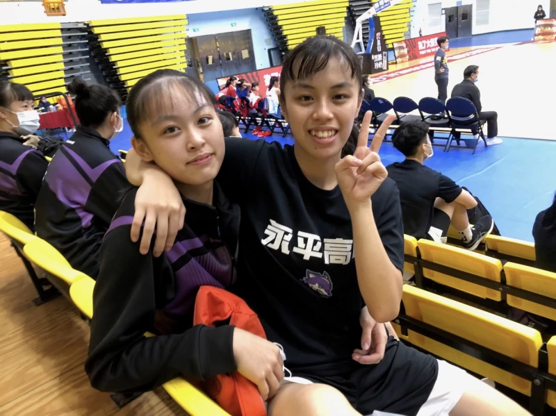 永平黃睿昱左腿傷OK再與黃以恬一姊合體。大會提供