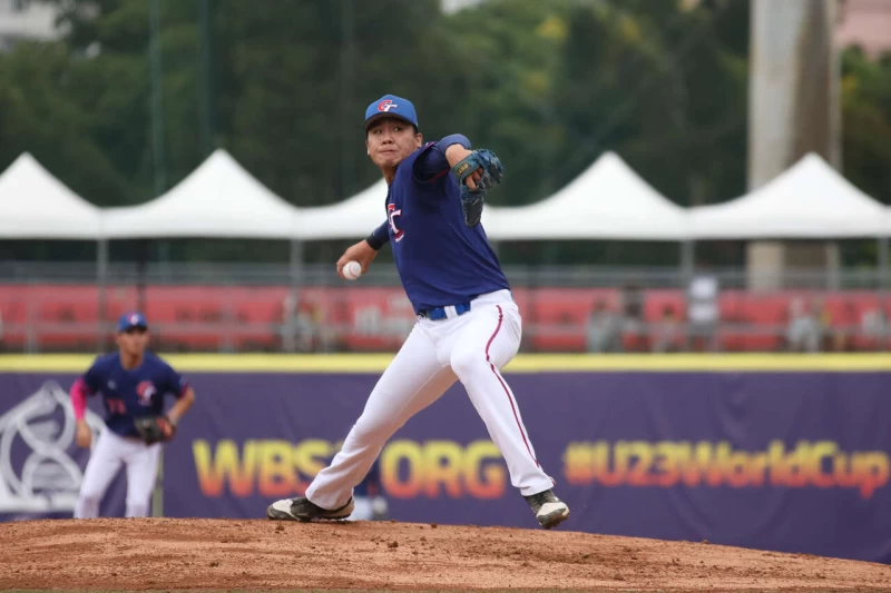 李晨薰先發5局繳好投。WBSC提供