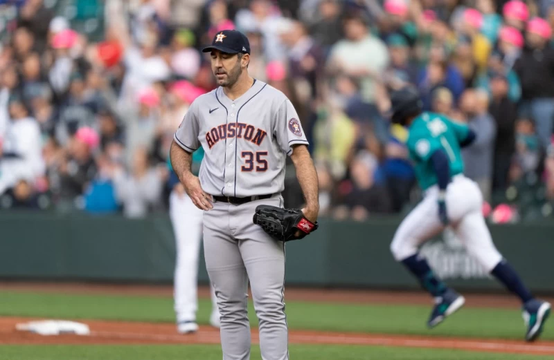 維蘭德(Justin Verlander)大賽經驗豐富,不過世界大賽成績不好。法新社