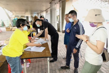 選手前一天已經開始報到。高雄運發局提供