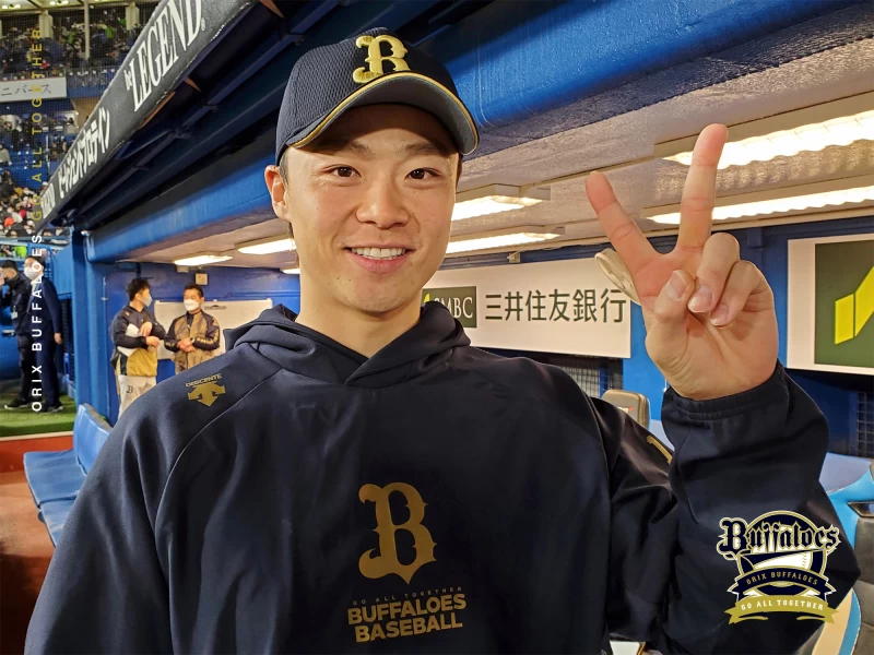 山崎福也投5局無失分。摘自歐力士推特