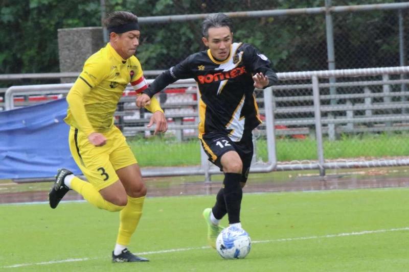 AC TAIPEI前鋒李宗陽雨中表現出色。官方提供