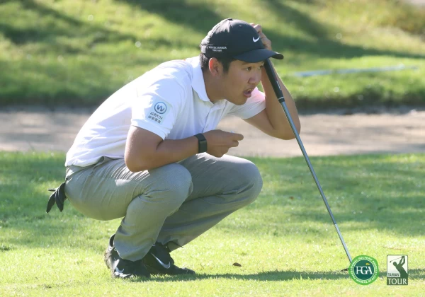 第二回合何祐誠68.69以 7暫並列第四。鍾豐榮攝影