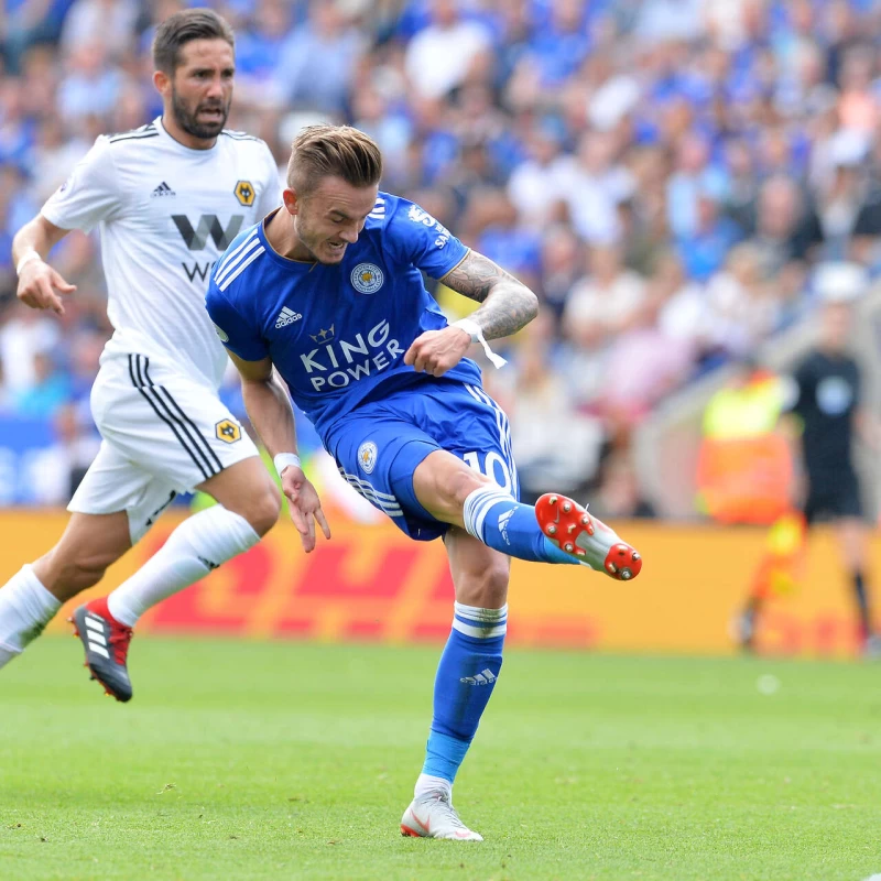 萊切斯特城的頭號中場麥迪遜(James Maddison)以6顆進球暫居射手榜第10。摘自萊切斯特城推特