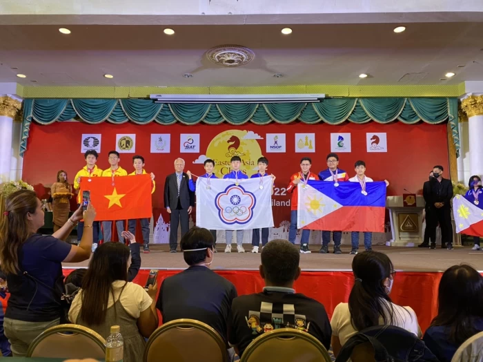中華隊獲得U16團體金牌。官方提供