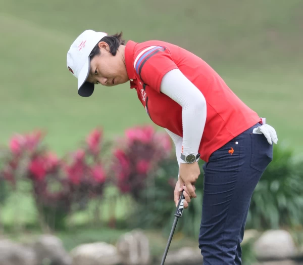 張雅淳以兩回合總桿140桿 4暫並列第二。TLPGA提供/葉勇宏攝