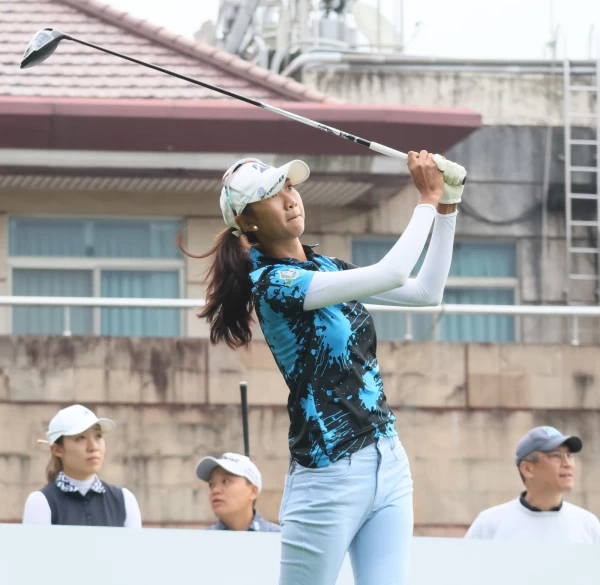 泰國選手庫緹達以兩回合總桿140桿 4暫並列第二。TLPGA提供/葉勇宏攝