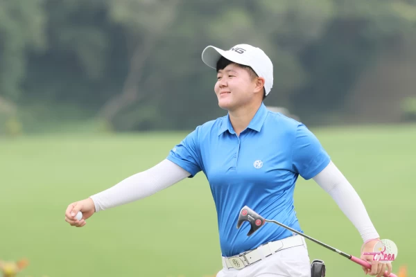 石澄璇以兩回合總桿140桿 4暫並列第二。TLPGA提供/葉勇宏攝