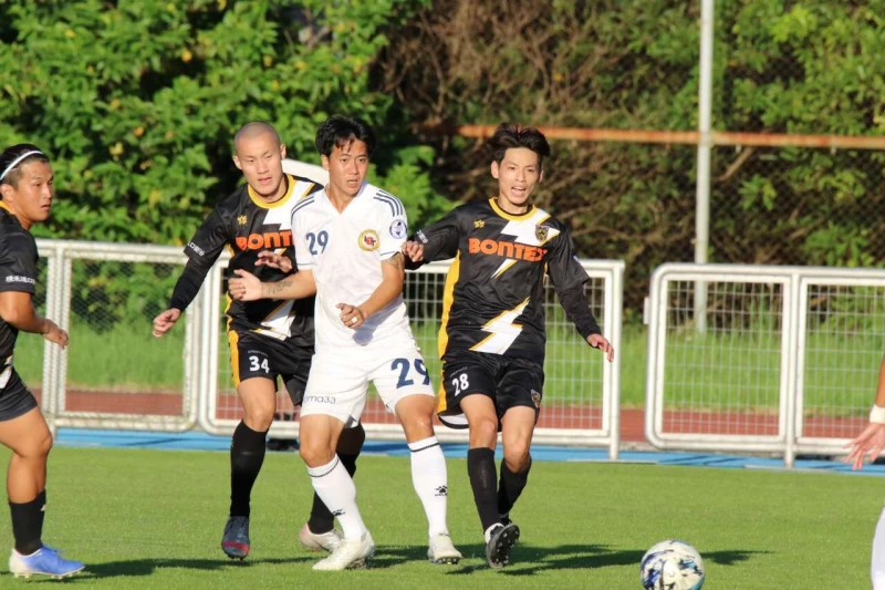 AC Taipei隊內射手黃聖傑期許成功保級明年再來。官方提供