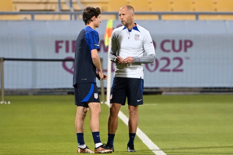 美國總教練柏哈特(Gregg Berhalter)下令感恩節大餐延後。法新社
