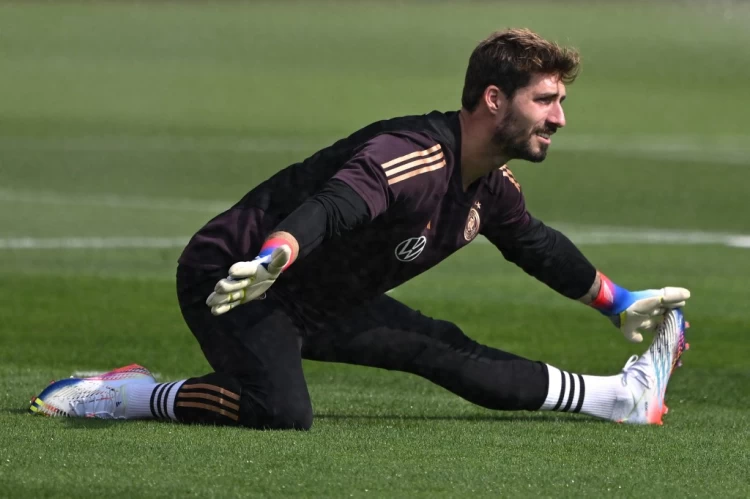 德國的替補門將特拉普(Kevin Trapp)。法新社
