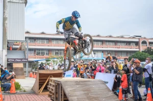 下坡好手江勝山。大會提供