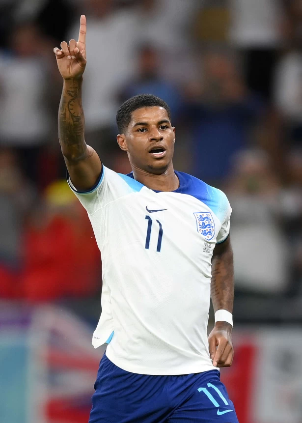 拉斯福德(M. Rashford)本屆世界盃已經有三個進球。摘自官方推特
