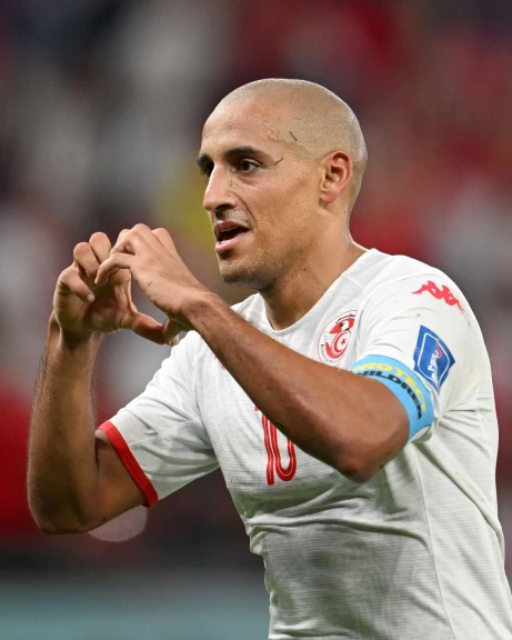 哈茲里(Wahbi Khazri)射進突尼西亞今年唯一1球。摘自官方推特