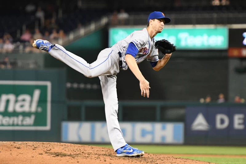 「地瓜」迪格隆（Jacob deGrom）轉戰遊騎兵。法新社